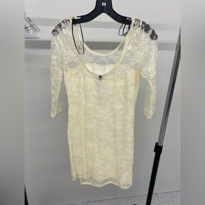 H&M Cream lace dress